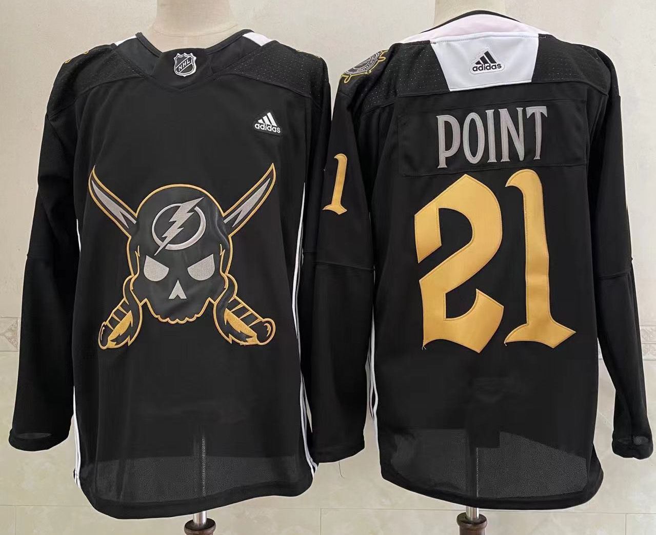 Men Tampa Bay Lightning #21 Point Black Classic Edition 2022 Adidas NHL Jersey->tampa bay lightning->NHL Jersey